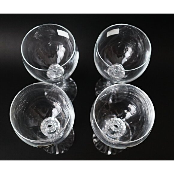 4 Vintage Mikasa Crystal THE RITZ Wine Glasses Cocktail Stemware Barware - Picture 4 of 5
